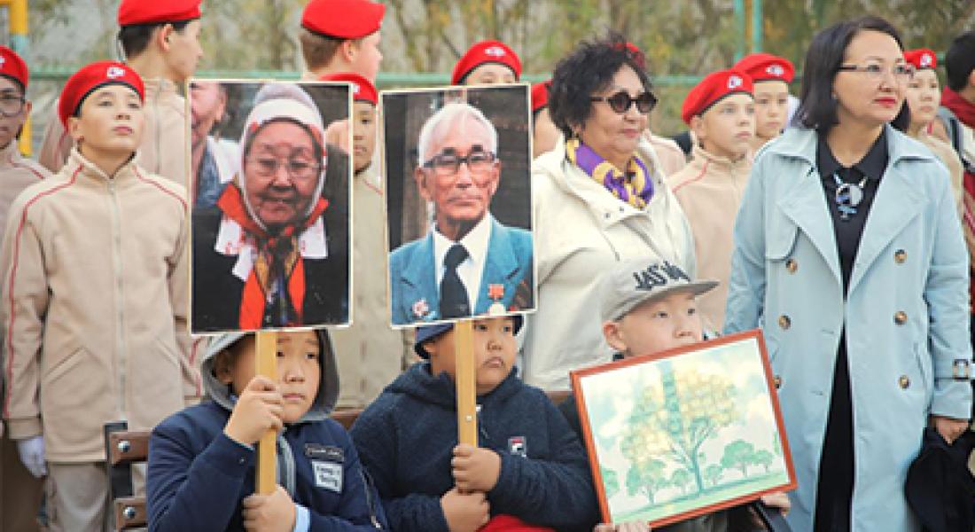 Акция «Поем двором»: чествование ветеранов второй мировой войны