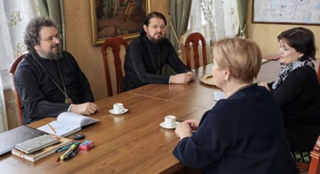 Архиепископ Роман встретился с руководством Филармонии Якутии